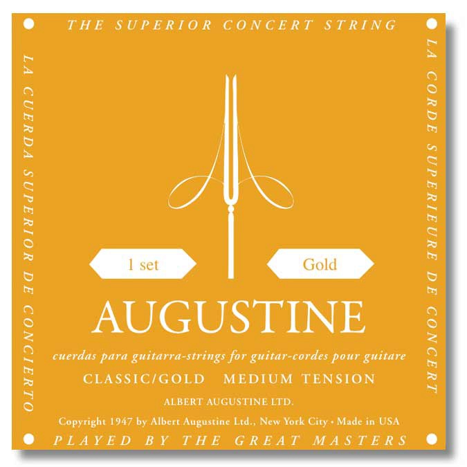 Струны для классической гитары Augustine Classic Gold MT