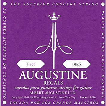 Струны для классической гитары Augustine Regal Black