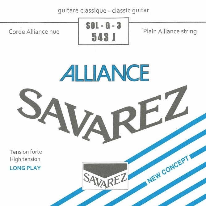 Струна соль для классической гитары Savarez Alliance 543J