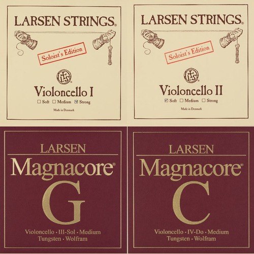 Парные наборы струн для виолончели Larsem Soloist-Larsen Magnacore
