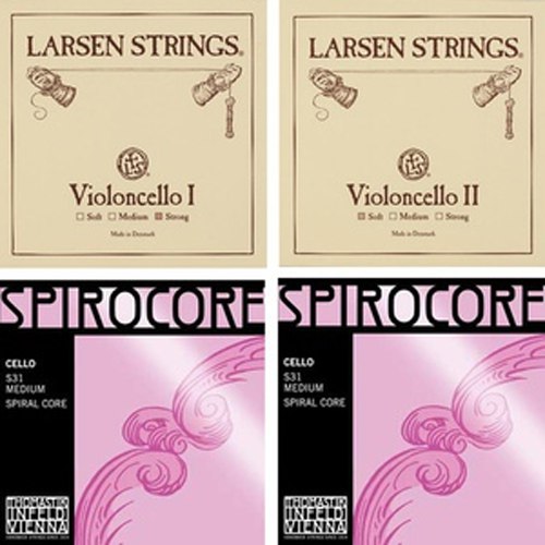 Парные наборы струн для виолончели Larsen — Thomastik Spirocore