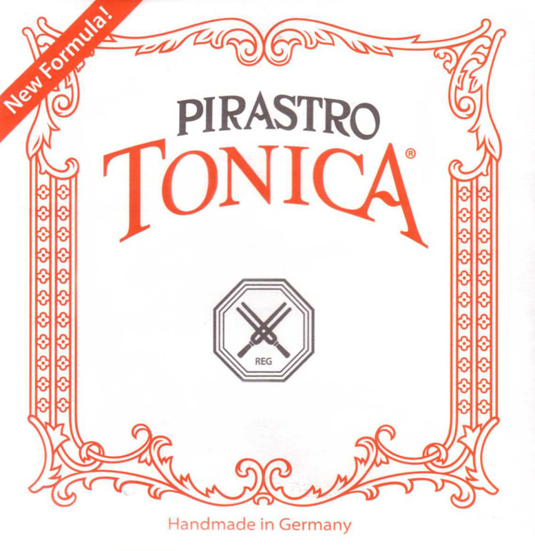 Pirastro Tonica 4/4 ми струна серебристая сталь среднее натяжение с петлёй
